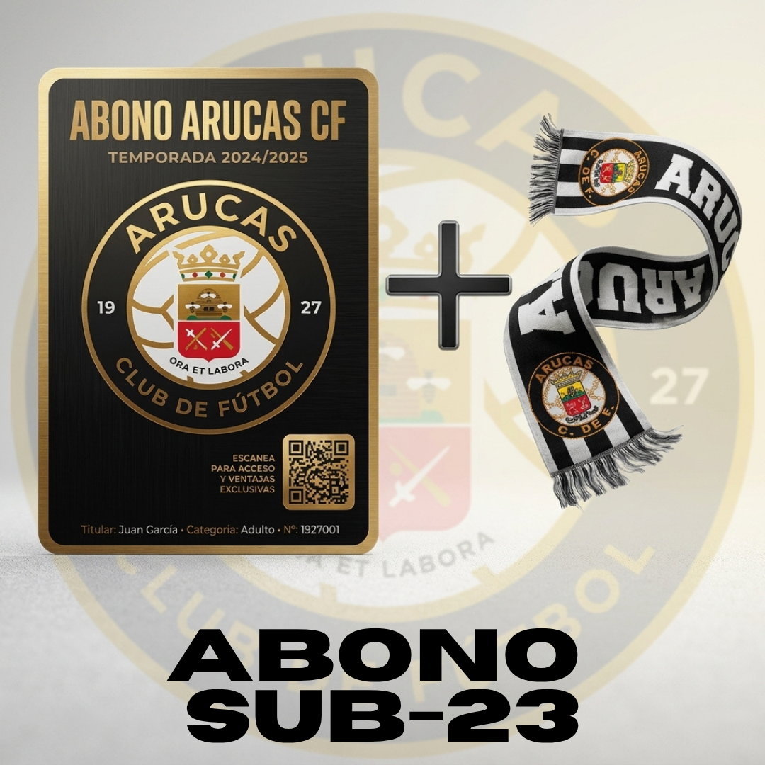 Abono SUB-23 + Bufanda Gratis