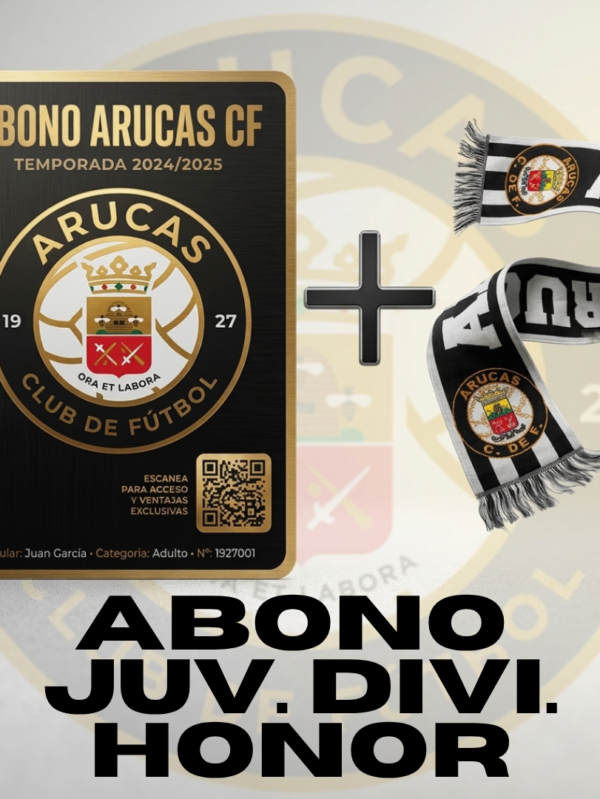 Abono Juvenil División de Honor + Bufanda Gratis